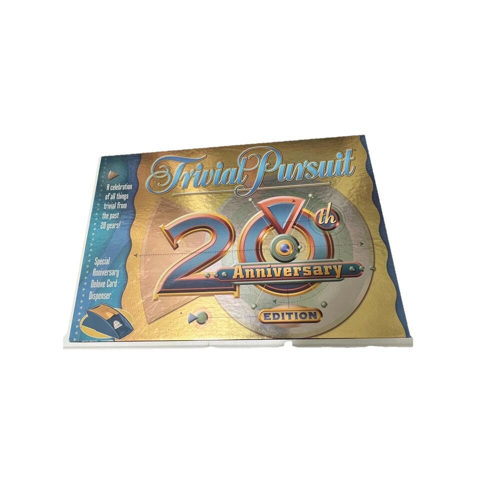 Trivial‎ Pursuit 20th Anniversary Edition Trivia Board Game Hasbro 2002 Special